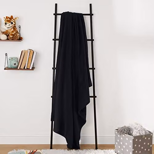 Dreamscene Plain Black Fleece Throw Blanket, W: 200 cm, D: 240 cm – 5
