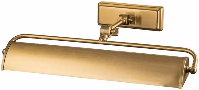 Netlighting Winchfield 2 Light Medium Picture Light in Aged Brass Gold