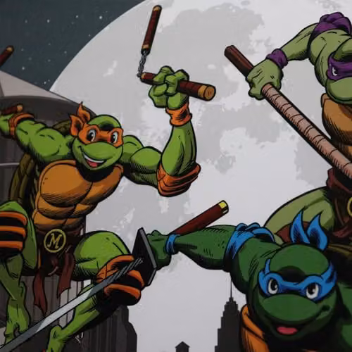 Fanattik Teenage Mutant Ninja Turtles Limited Edition Retro Animation Fan-Cel Multicolour Collectible – 4