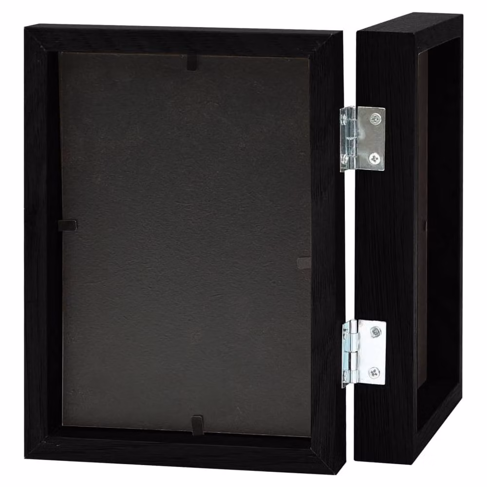 Berkfield Home Modern Bifold Photo Frame Collage in Black – 3