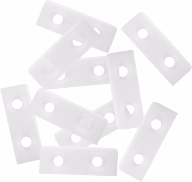 Hiatt White Wood Modesty Blocks
