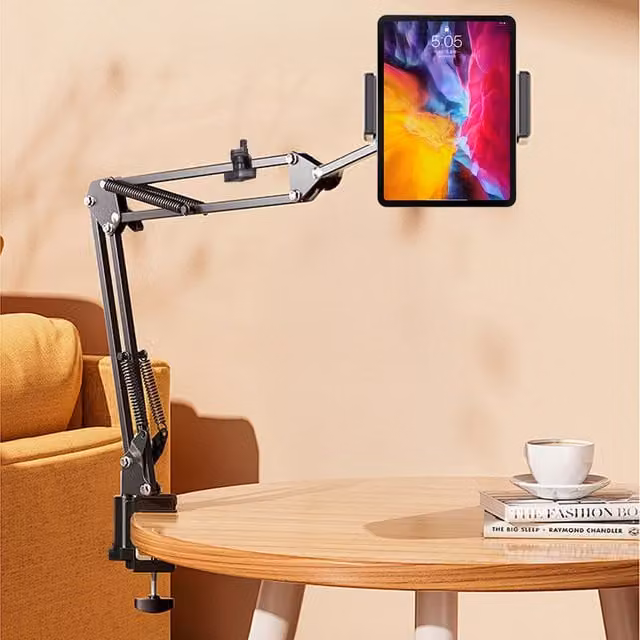 Komore Mechanical Arm Phone Holder in Black