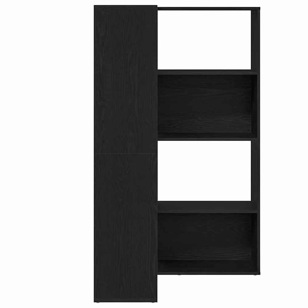 Berkfield Home Modern Corner Cabinet in Black Oak, W/D/H: 140 x 30 x 140 cm – 5