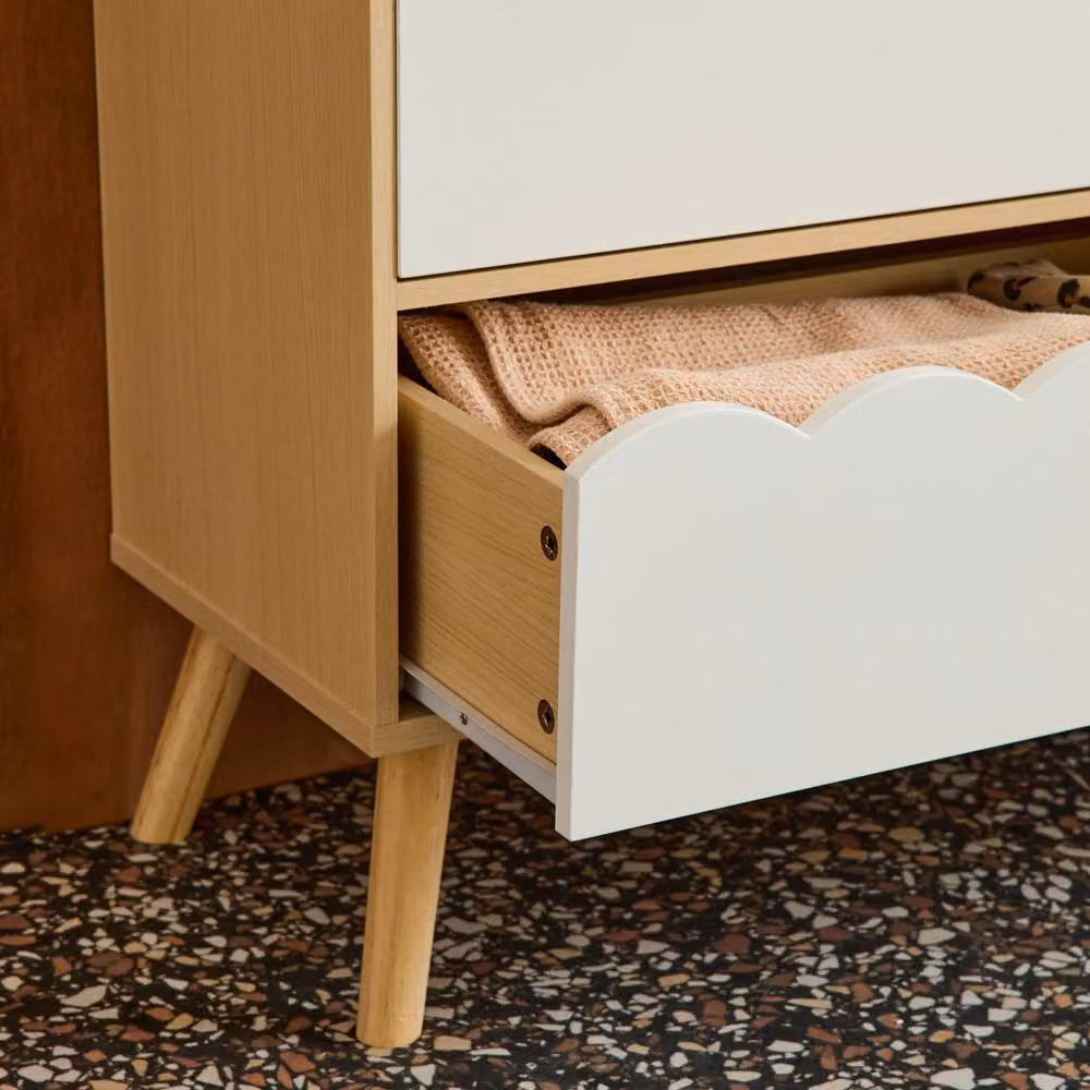 sweeek Scandinavian Style Childrens 3 Drawer Chest in White – 3