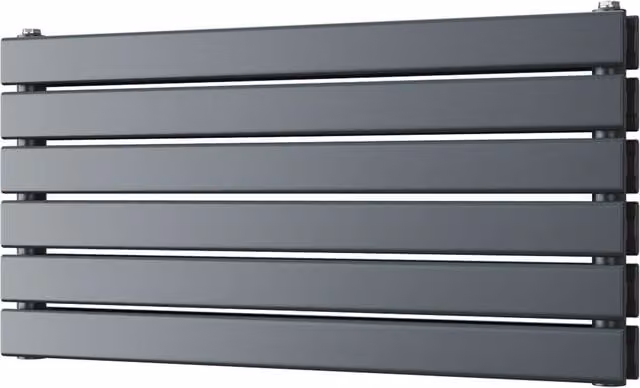 Typhoon Axis Anthracite Steel Double Panel Horizontal Radiator