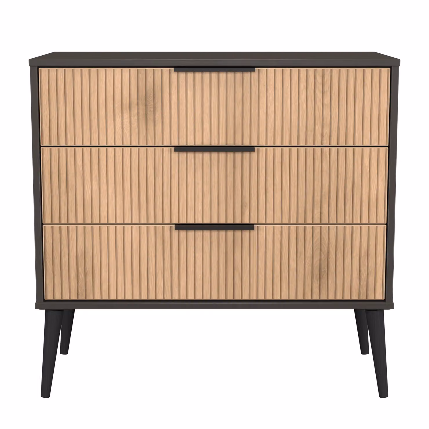 Ready Assembled 2 U Fuji 3 Drawer Chest in Grey – 2