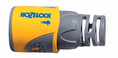 Hozelock Hose End Connector Plus for 12.5-15mm Hoses, Grey