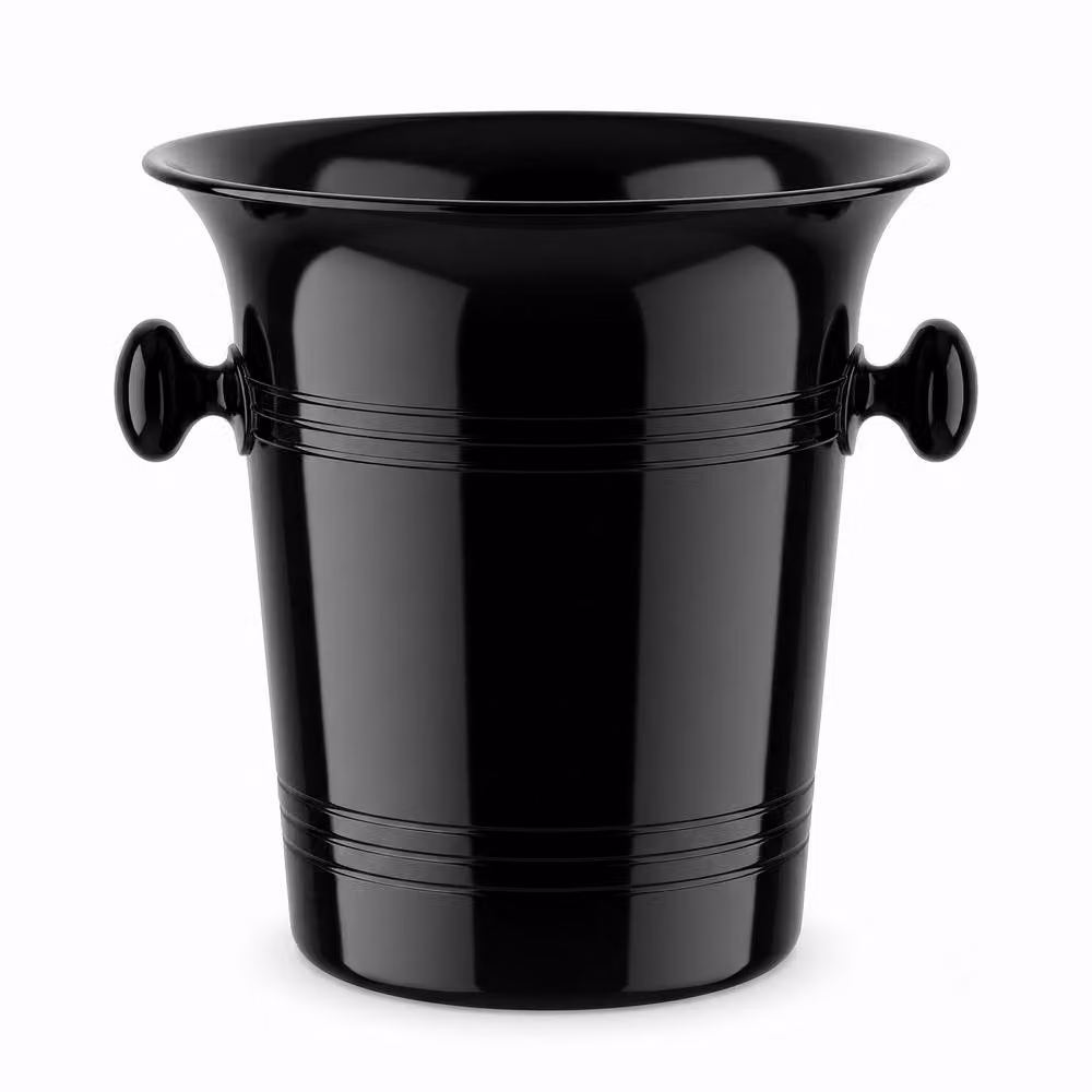 Chabrias Ltd Black Wine Cooler and Champagne Ice Bucket, 3.5 l – 2