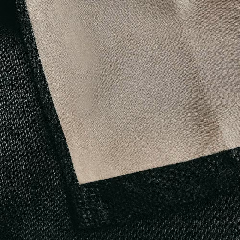 Luxury Living Green Chenille Blackout Eyelet Curtains, Thermal Triple Weave Pair, Width: 117 cm, Drop: 137 cm – 3