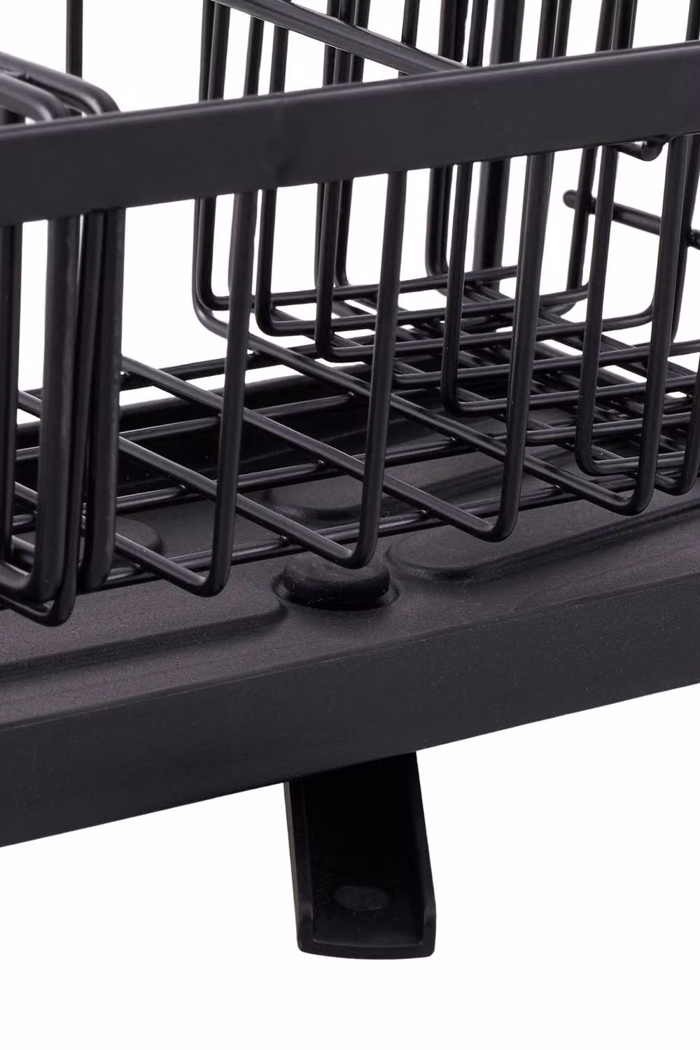 Living and Home Metal Kitchen Sink Caddy Organizer Rack with Drain Tray in Black – 6