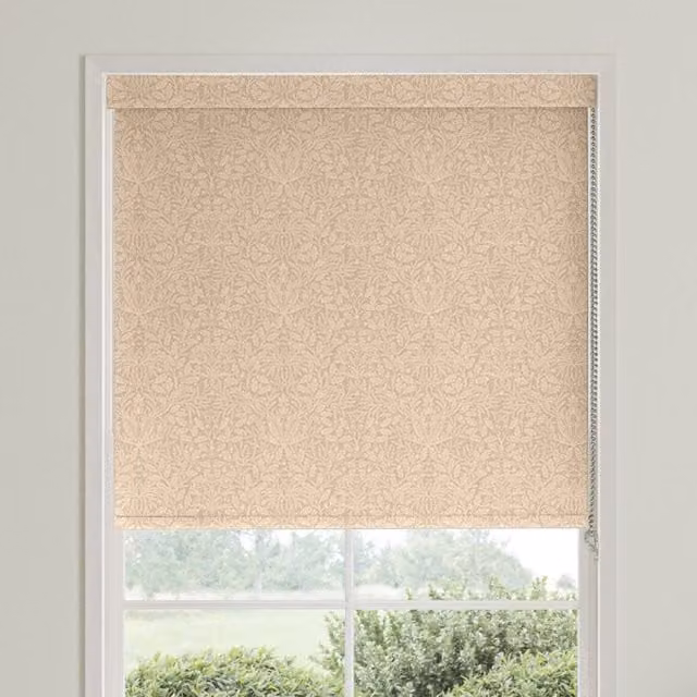 William Morris Acorn Blackout Made To Measure Roller Blind in Clay Floral Polyester