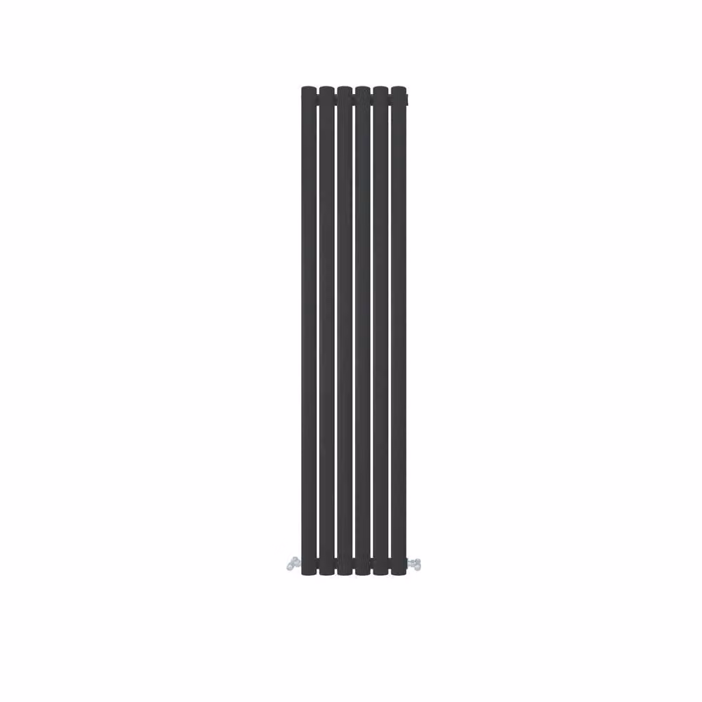 Banyetti Orva Black Vertical Double Oval Column Radiator H 160 cm x W 35.4 cm – 4