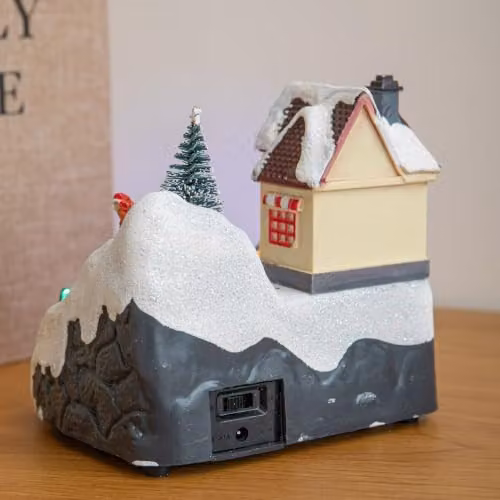 Samuel Alexander Frosty's Snow LED Village Scene Christmas Decoration, Multicolour, Height: 14 cm – 4