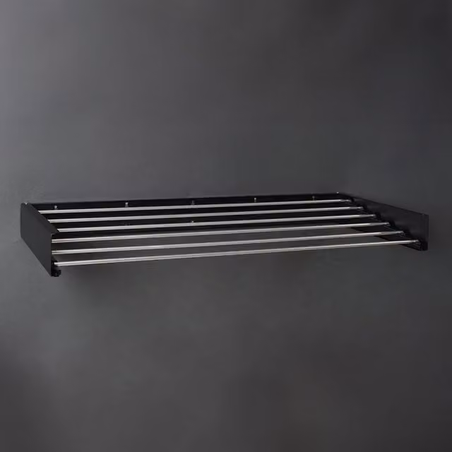 Argento Heavy Duty Wall Mounted Airer - Black