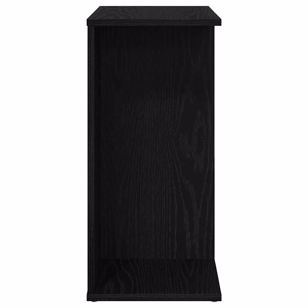 Berkfield Home Black Oak Bedside Table W/D/H: 46.5 x 29 x 61 cm – 5