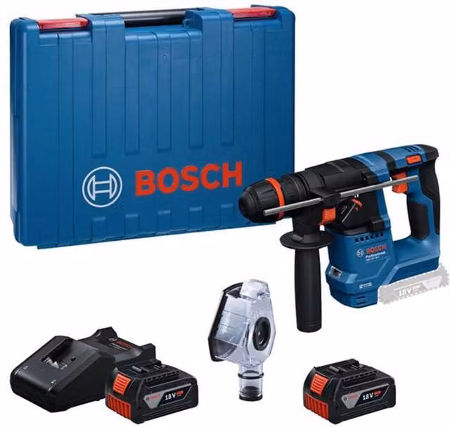 Bosch Pro GBH 18V-18 X ONECHUCK 18V Li-Ion Rechargeable Rotary Hammer, Blue