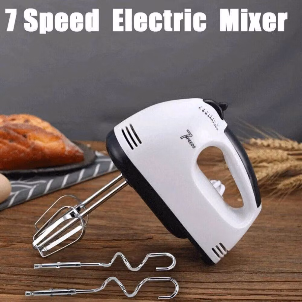 NESTLUNE Electric Handheld Whisk and Food Blender in White – 2