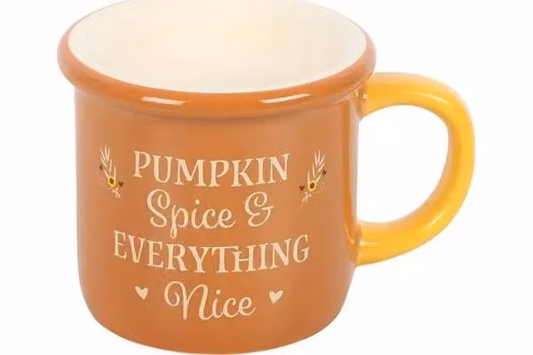 KDMD Pumpkin Spice Ceramic Oil Burner and Wax Warmer in Orange – 3