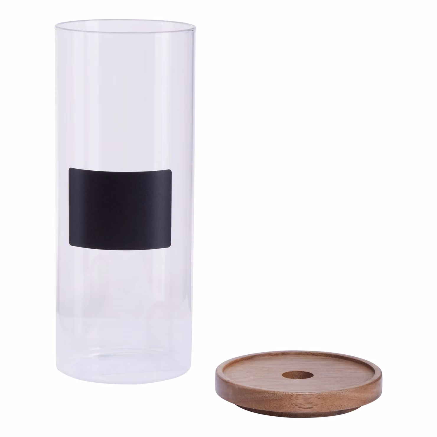 Orsina Airtight Chalkboard Storage Jar with Lid, 1800ml, Clear Glass – 2