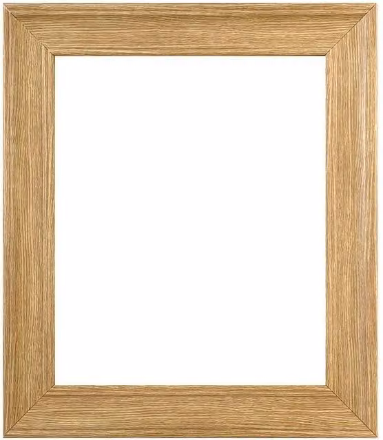 Frames by Post Scandi Single Rectangular Photo Frame in Brown, 35.56 x 35.56 cm
