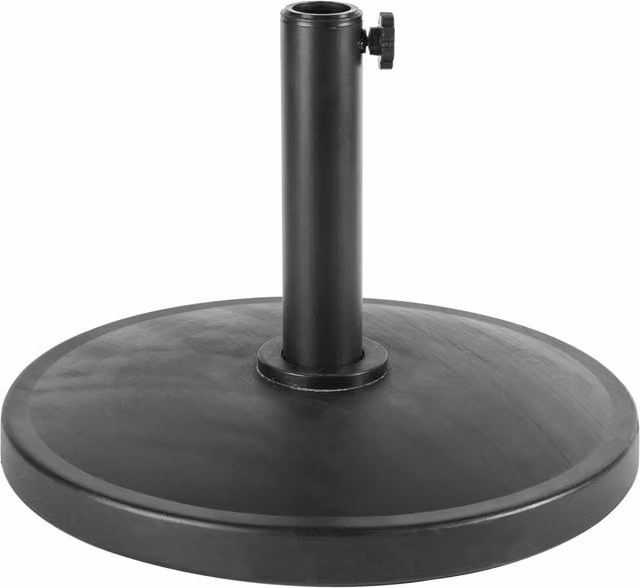 Harbour Housewares Black Concrete Garden Parasol Base