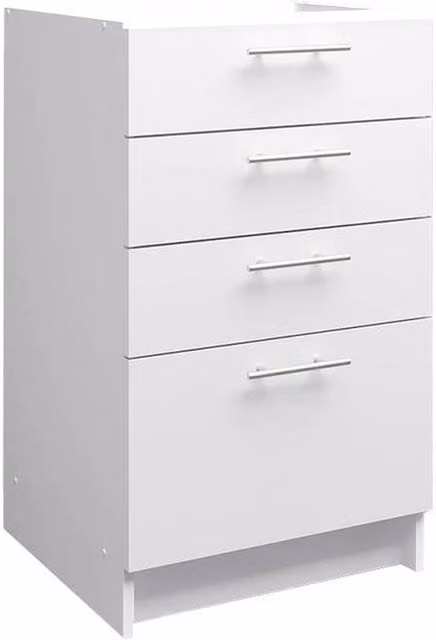 JD Greta Kitchen Base Drawer Unit in White Matt