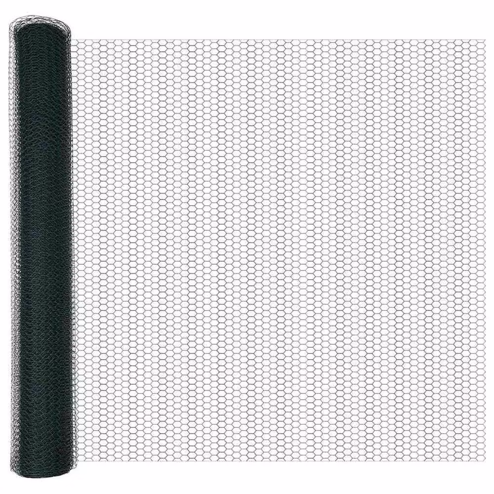 Berkfield Home Green Steel Hexagon Fence, 2 x 50 m – 2