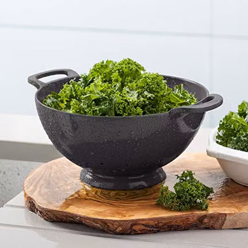 Zeal Melamine Colander in Grey, 20cm – 5