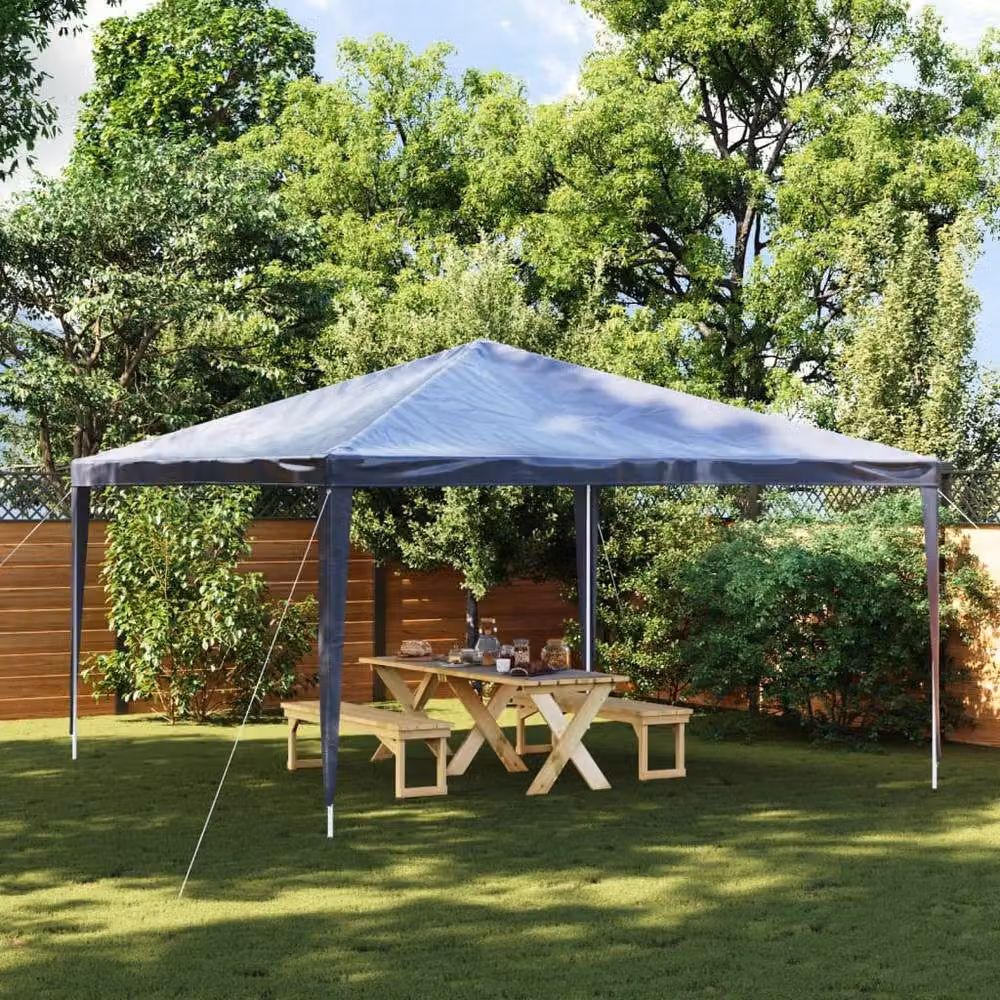 Berkfield Home Blue Hip Party Tent W: 4 x D: 4 m – 2