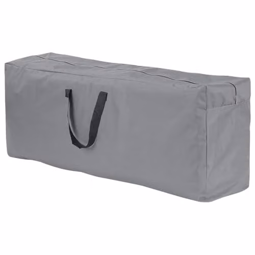 mysmartbuy Grey Garden Cushion Storage Bag with Carry Handles, H51 x W116 x D39 cm