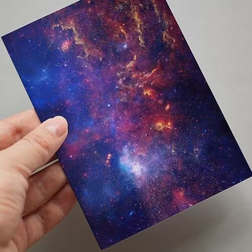 Artery8 Set of 50 NASA James Webb and Hubble Galaxy Star Cluster Universe Collage Postcards, Multicolour, W: 15 cm, H: 10 cm – 4