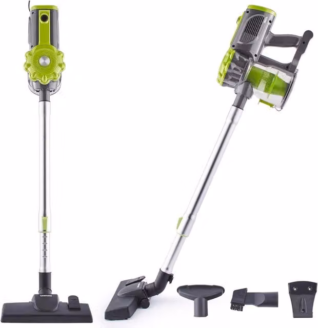 Daewoo Cyclone Essential Handheld Bagless Stick Vacuum Cleaner, 600W, Green, with HEPA Filter, FLR00160GE – 1