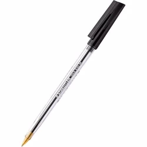 Staedtler Stick 430M Ballpoint Pens with Black Ink, Pack of 4