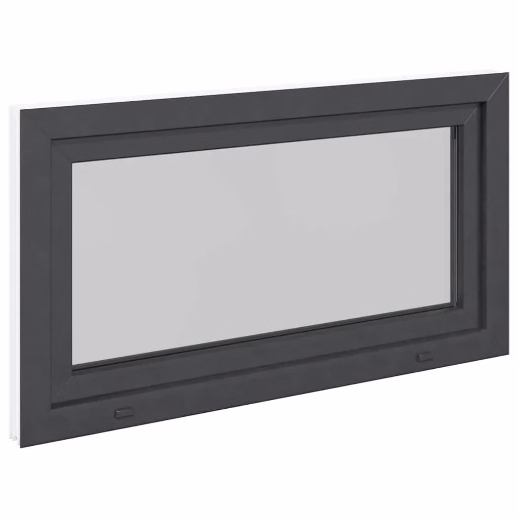 Berkfield Home RISOR Basement Tilt and Turn Window, Anthracite, W: 110 cm, H: 70 cm
