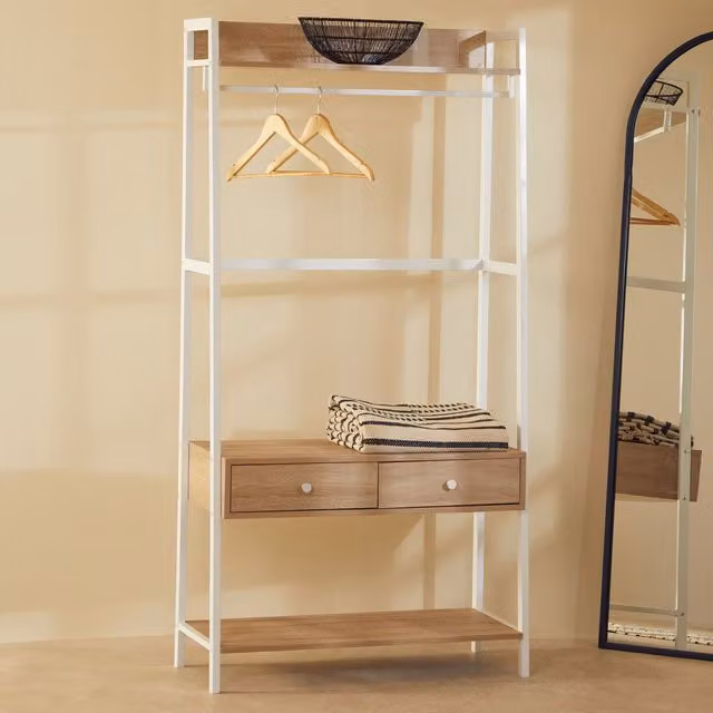 Orsina Oak Storage Unit in Natural Brown