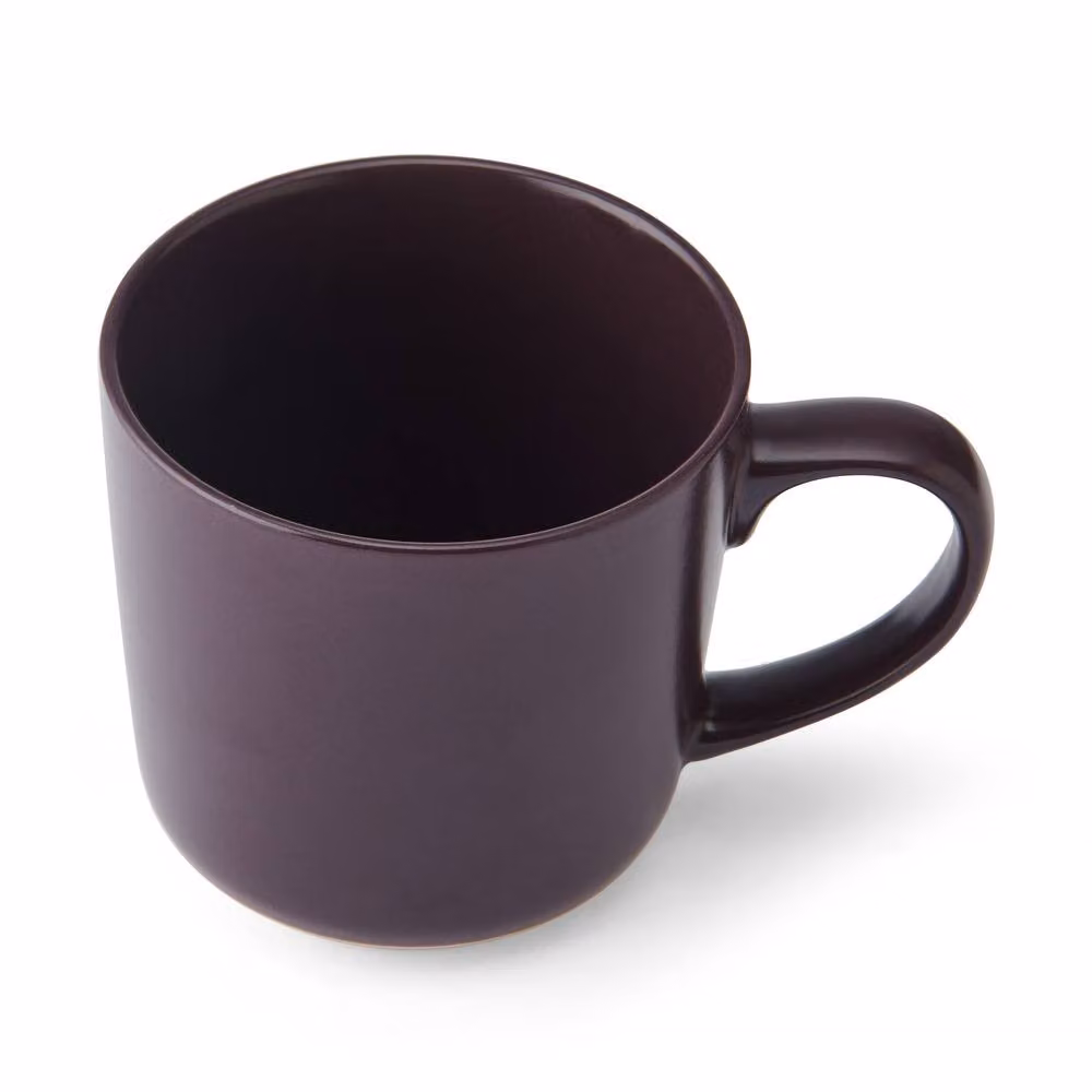 La Cafetiere Set of 4 Aubergine Purple Ceramic Coffee Mugs, 350 ml – 3
