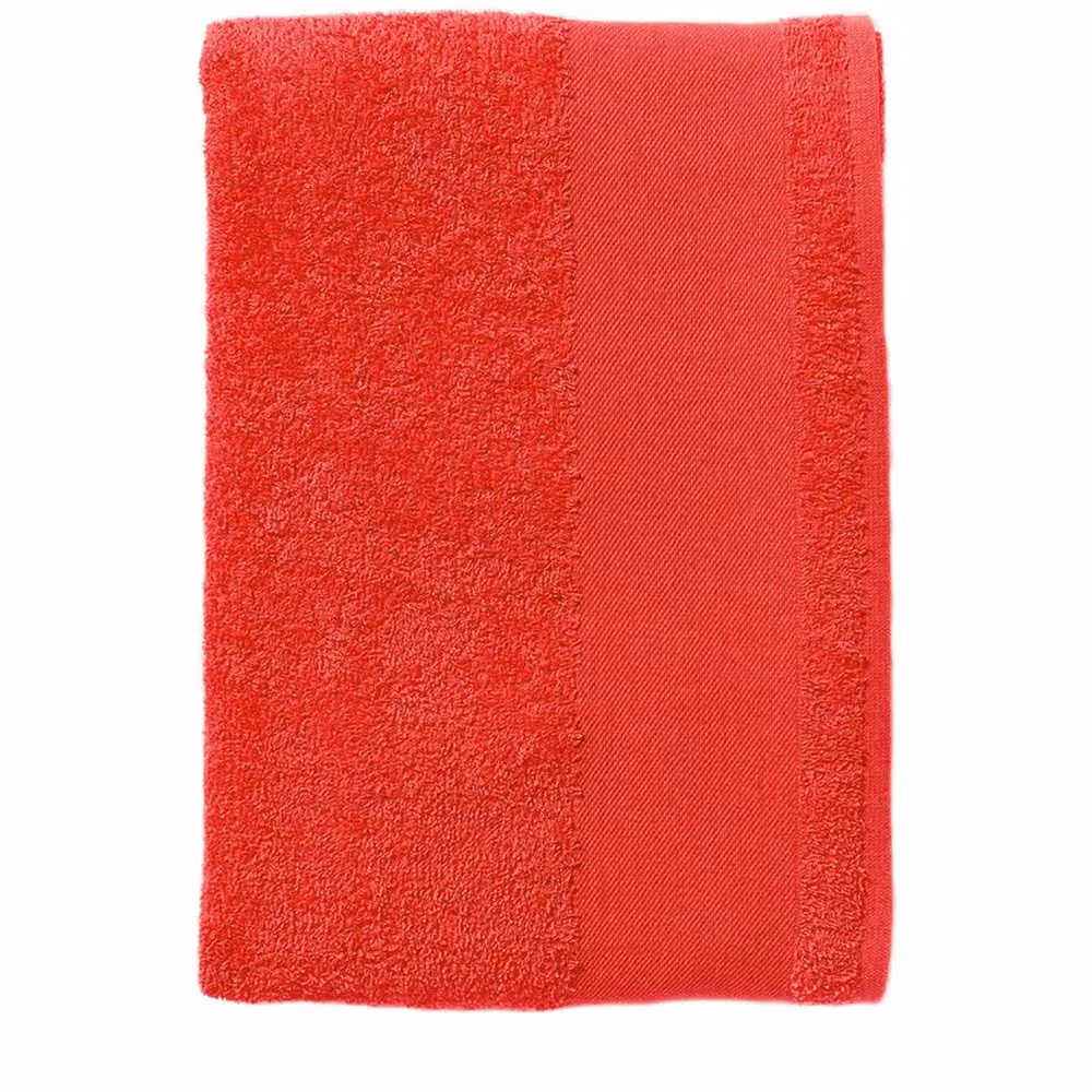 SOL'S Island Red Terry Guest Towel, W: 30 cm x H: 50 cm – 2