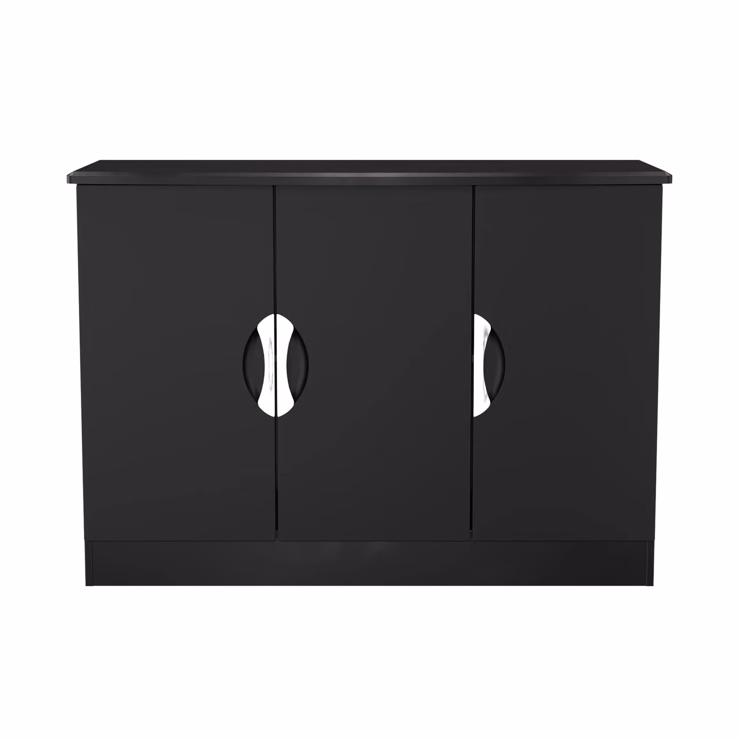 Ready Assembled 2 U Holborn 3 Door Sideboard in Black – 2