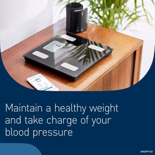 OMRON VIVA Body Composition Monitor and Scale in Black with Bluetooth and App Control – 5