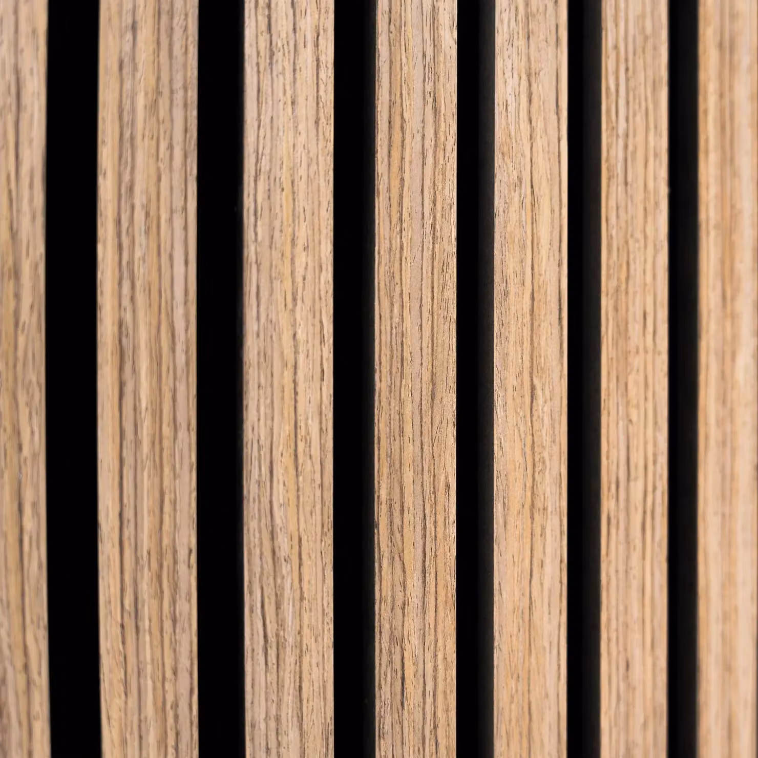 Monstershop Acoustic Slat Wall Panels, 2 Pack, Light Walnut and Terracotta, W/D/H: 240 x 60 x 1.2 cm – 4