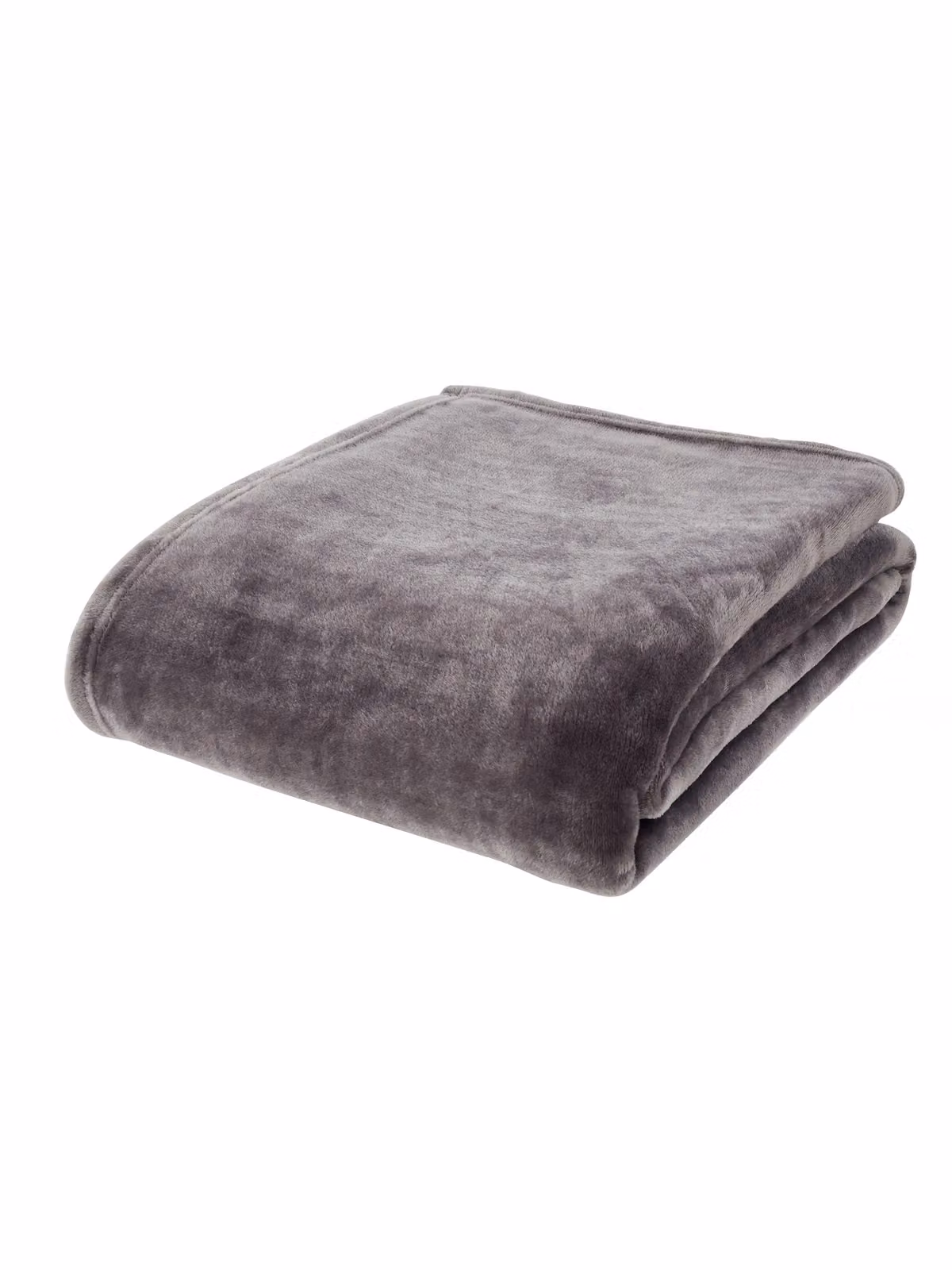 Catherine Lansfield Raschel Velvet Touch Throw in Grey, W: 200 cm, D: 240 cm – 2