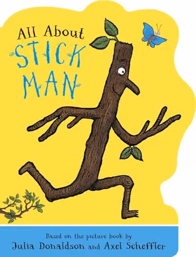 Scholastic All About Stick Man Multicolour Shaped Board Book – 1