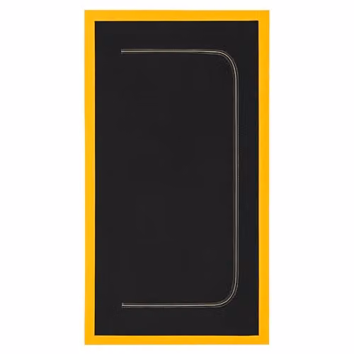 Sola Reusable Black Dust-Barrier Doorway Curtain with Zip, W/H: 110 x 220 cm – 2