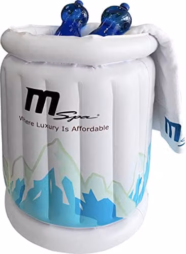 SHATCHI White Inflatable Waterproof PVC Spa Accessories for MSpa Hot Tubs