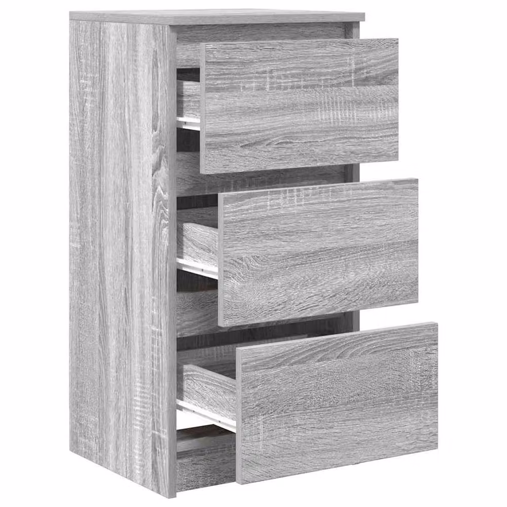 Berkfield Home Grey Sonoma Sideboard in Engineered Wood, W/D/H: 37.5 x 35 x 76 cm – 2