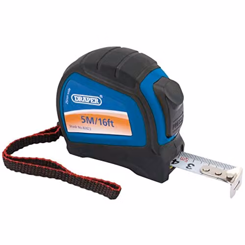 Draper Professional 5 m Measuring Tape in Black and Blue