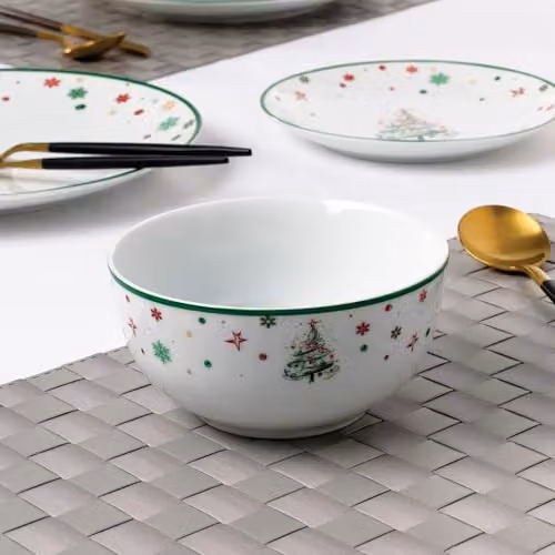 Waterside 12 Piece Multicolour Floral Porcelain Dinner Set – 3