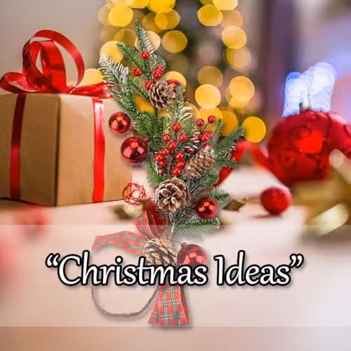 VFM e-Store Red Berry Pine Drop Christmas Hanging Decoration, 50 cm – 4