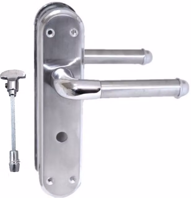 Betley Butterfly Chrome and Silver Door Handle