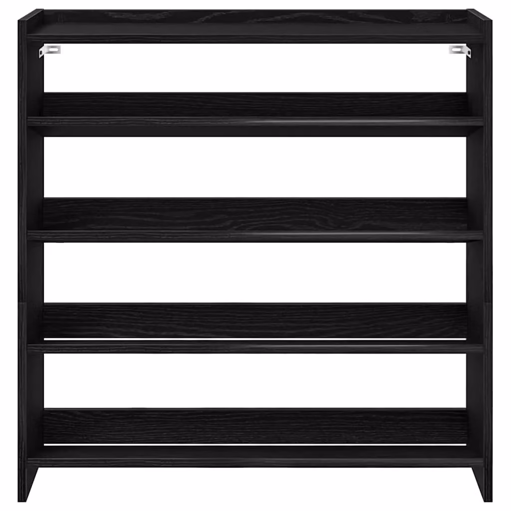 Berkfield Home Black Modern Shoe Rack, W/D/H: 80 x 25 x 81 cm – 4